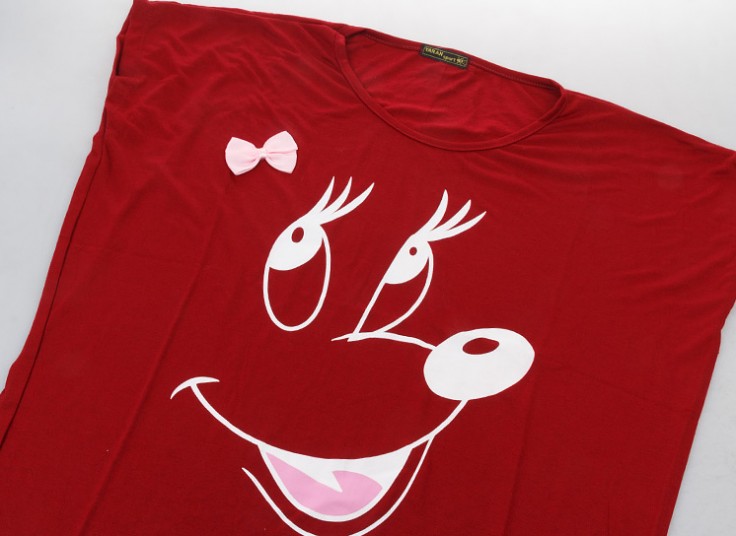 تیشرت زنانه سایز بزرگ Minnie Mouse