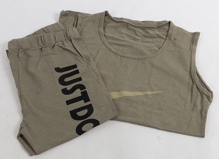 ست تاپ و شلوارک زنانه طرح Nike