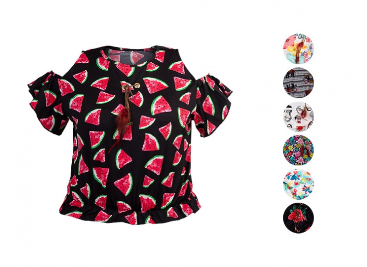 بلوز نیم تنه Off Shoulder