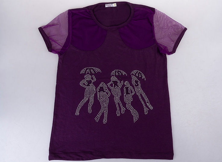 تیشرت آستین کوتاه زنانه Girls