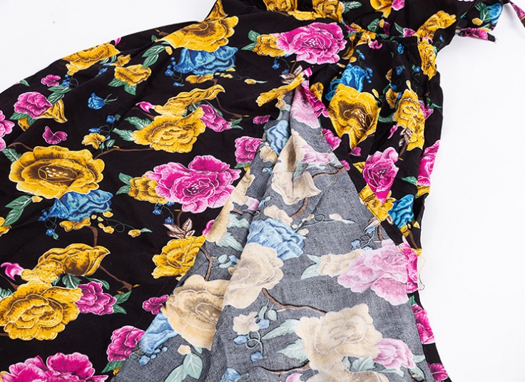 پیراهن ساحلی پشت بندی