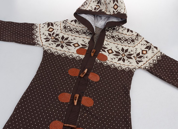 مانتو بافت طرحدار زنانه