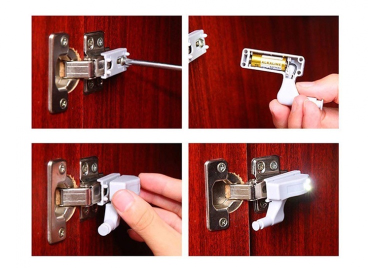 چراغ داخل کابینت