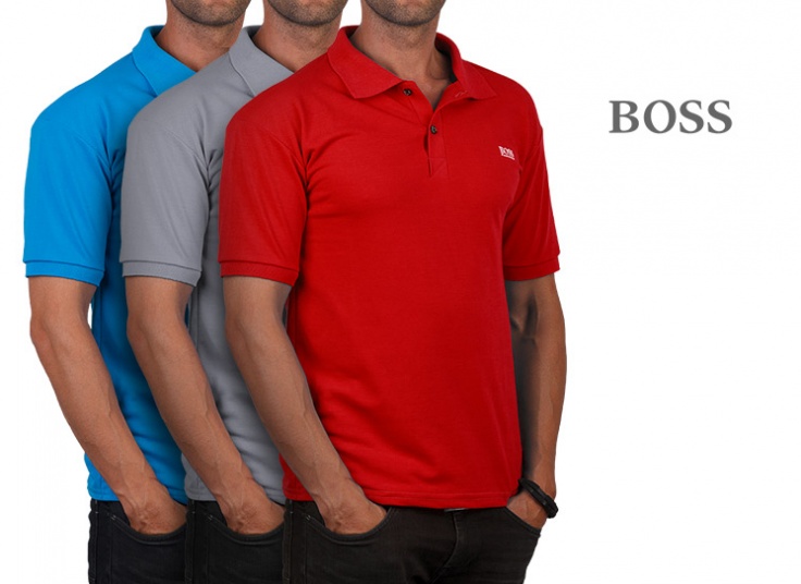 پولوشرت آستین کوتاه مردانه BOSS