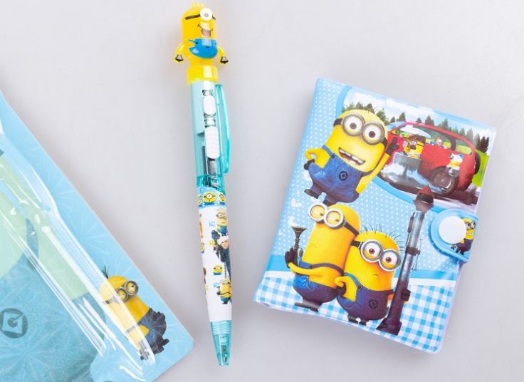 پکیج دفترچه و خودکار کارتونی