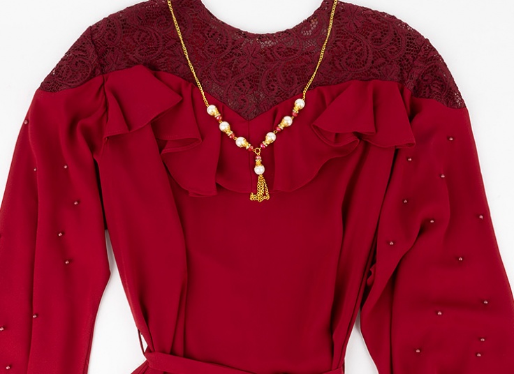 شومیز بلند کرپ حریر زنانه