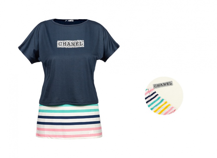 تاپ تیشرت زنانه Chanel