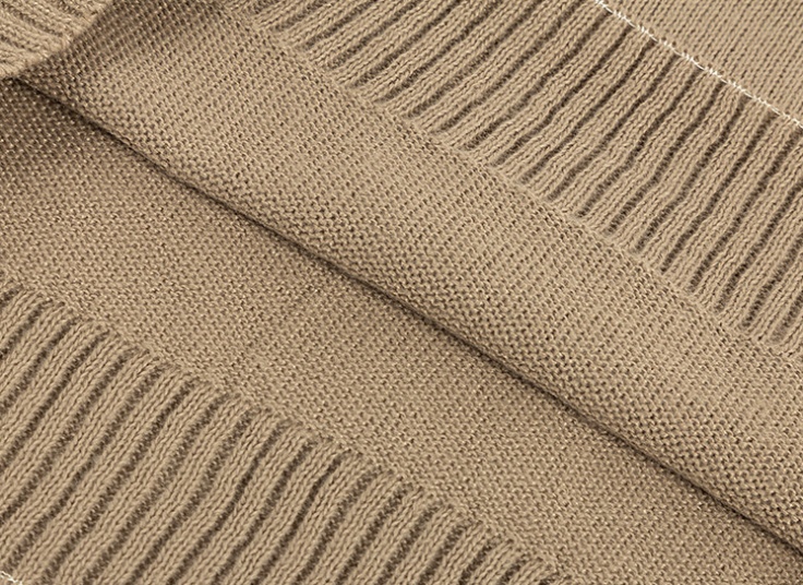 بلوز بافت مردانه یقه گرد نیم پیچ