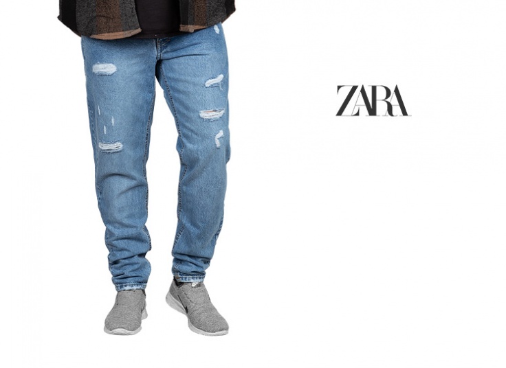شلوار جین مام استایل مردانه طرح Zara