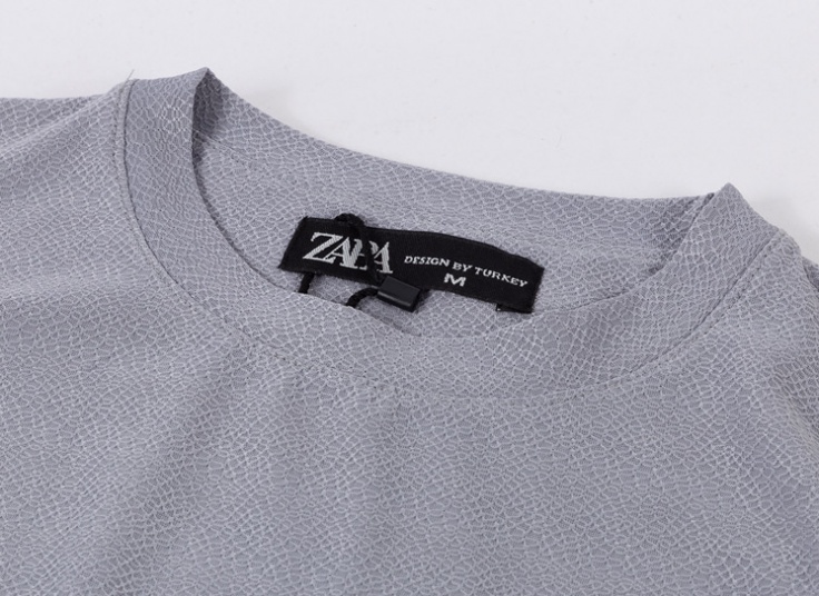 تیشرت مردانه بیسکویتی طرح ZARA