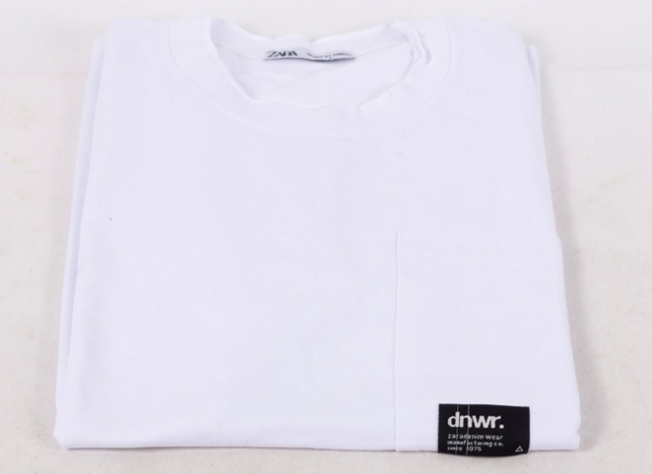 تیشرت لانگ مردانه تک جیب Zara