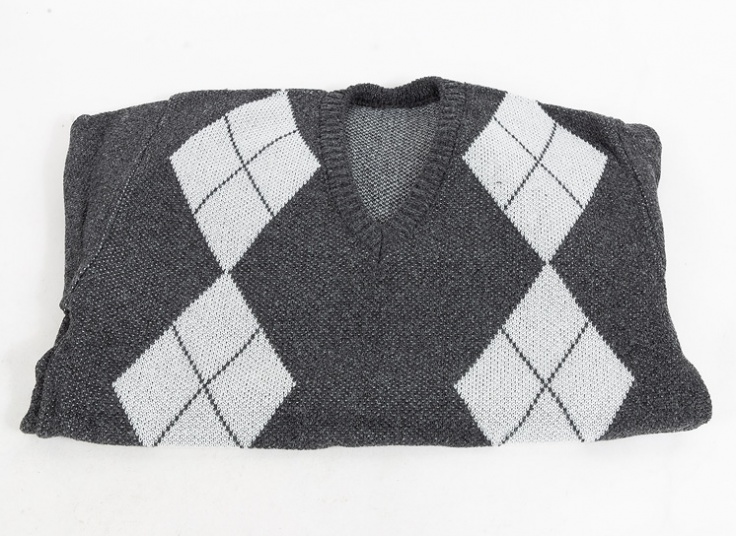 بلوز بافت مردانه طرح اسکاچ