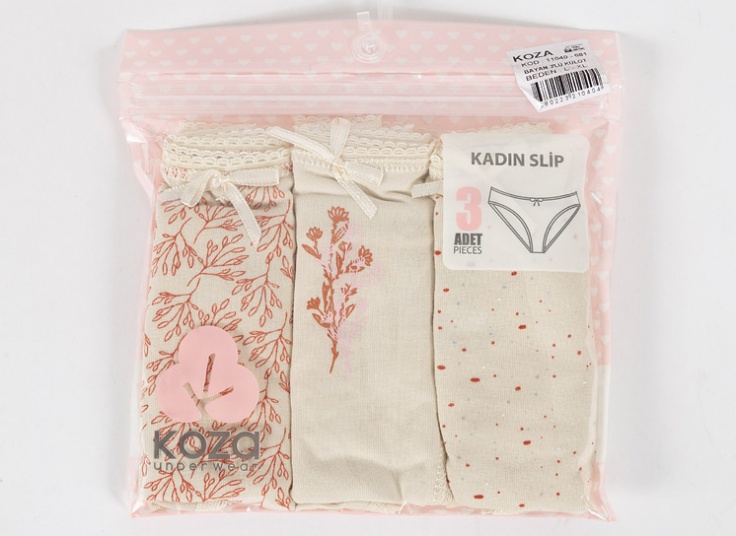 پک سه عددی لباس زیر زنانه KOZA