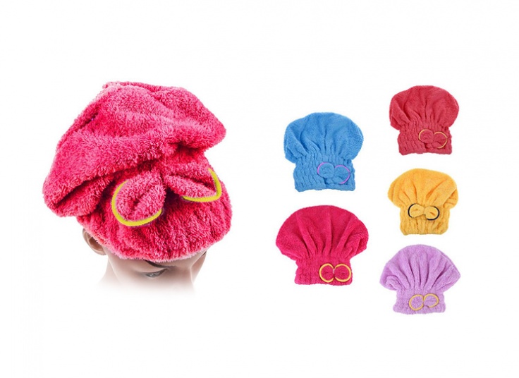 کلاه حمام پاپیون دار