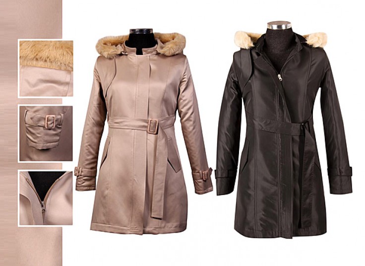 کاپشن زنانه شاپرک