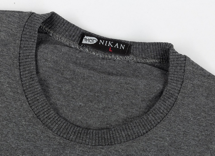تیشرت آستین کوتاه ملانژ Nikan