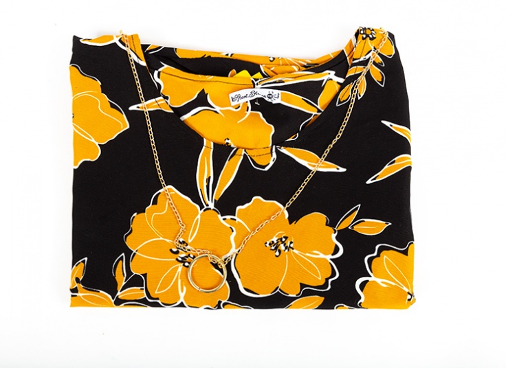 تونیک نخی گلدار