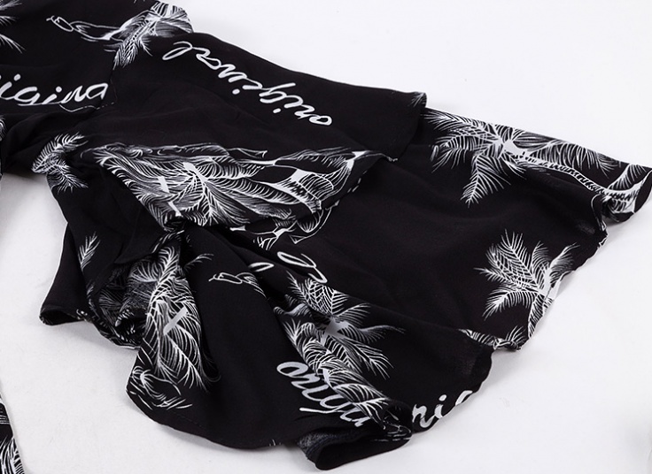 پیراهن ساحلی آستین کلوش