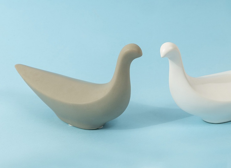 مجسمه دکوری کبوتر