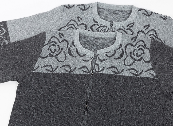 مانتو بافت طرح گل