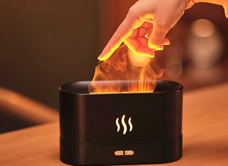 دستگاه بخور و رطوبت ساز مدل شعله آتش DQ-701