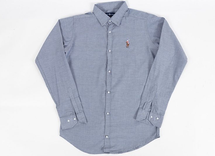 پیراهن آستین بلند مردانه طرح Polo