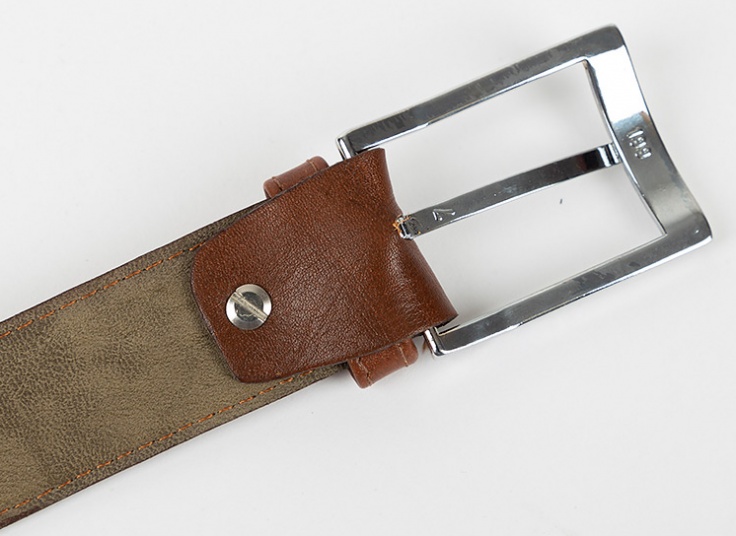 کمربند سگگ دار چرم طبیعی