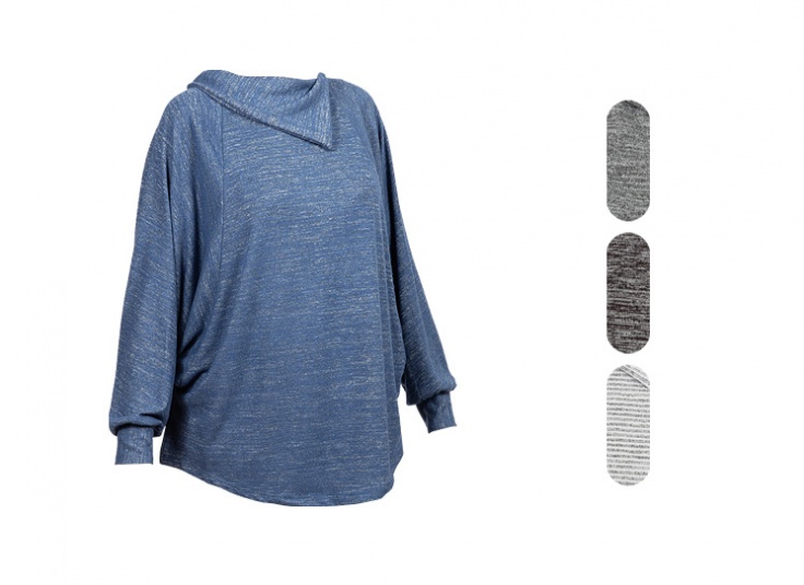 بلوز زنانه آستین خفاشی