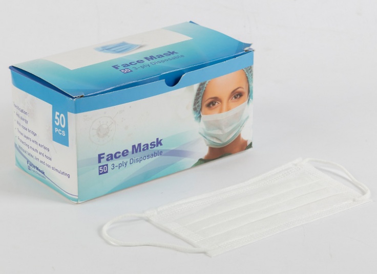 ماسک سه لایه یکبار مصرف