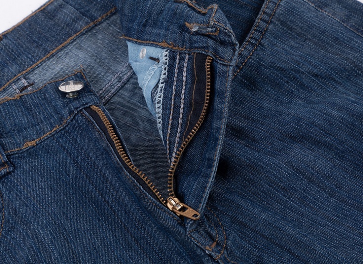 شلوار جین کاغذی دمپا گشاد زنانه