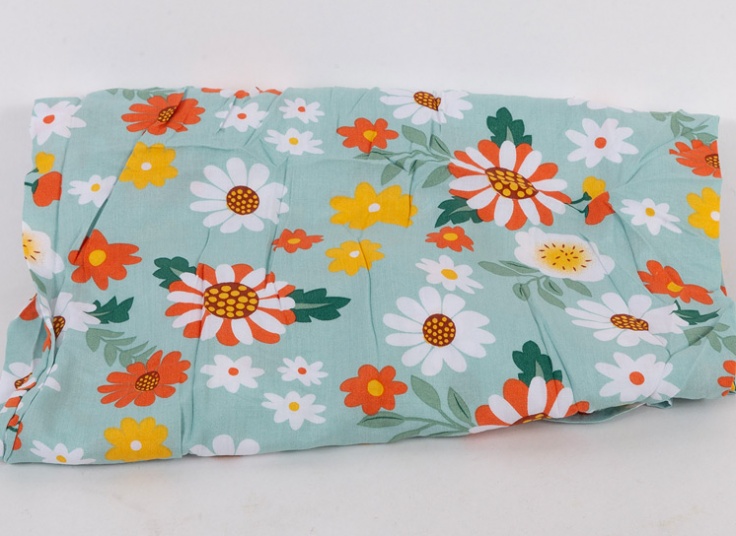 شلوار نخی گلدار PR