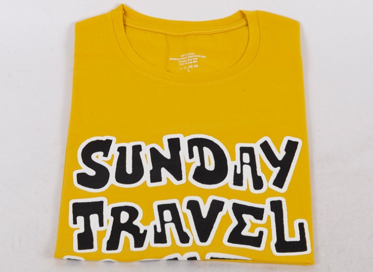 تیشرت چاپدار مردانه طرح SUNDAY