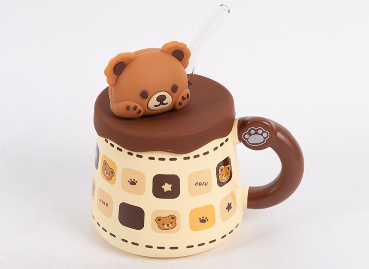 ماگ خرسی درب دار Perfect Life