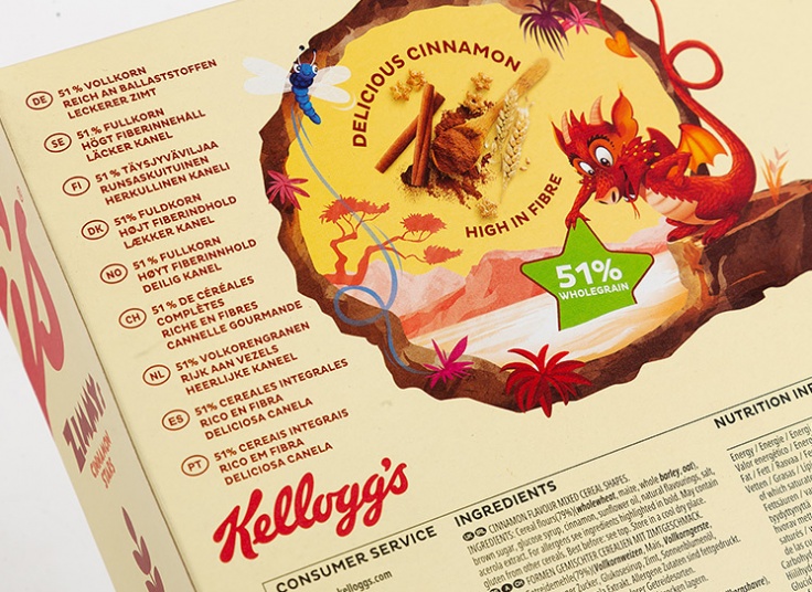 کورن فلکس Kelloggs زیمیز ستاره ای دارچینی 330 گرمی