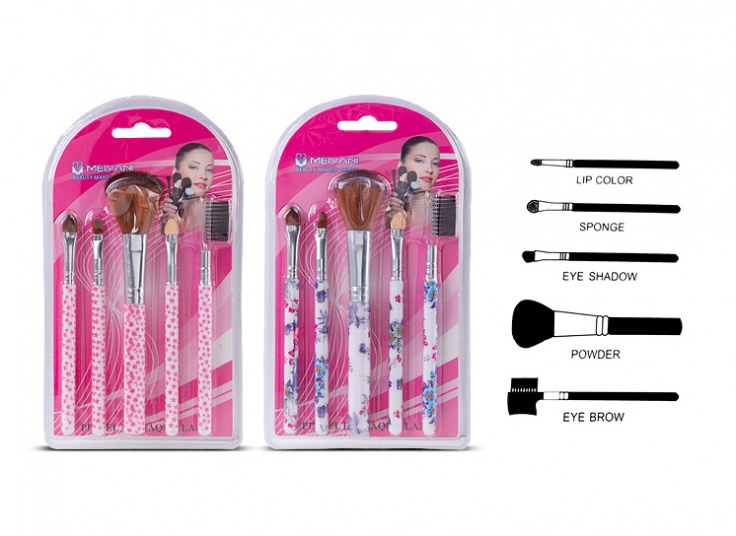 ست پنج تکه برس آرایشی MEIYANI