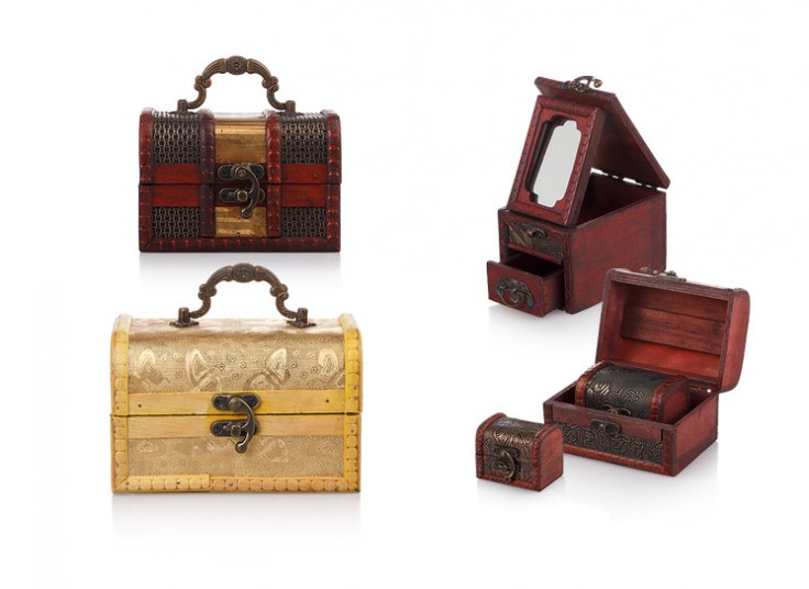 جعبه جواهرات چوبی