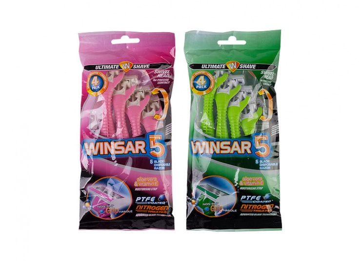 پکیج 4 عددی تیغ اصلاح WINSAR