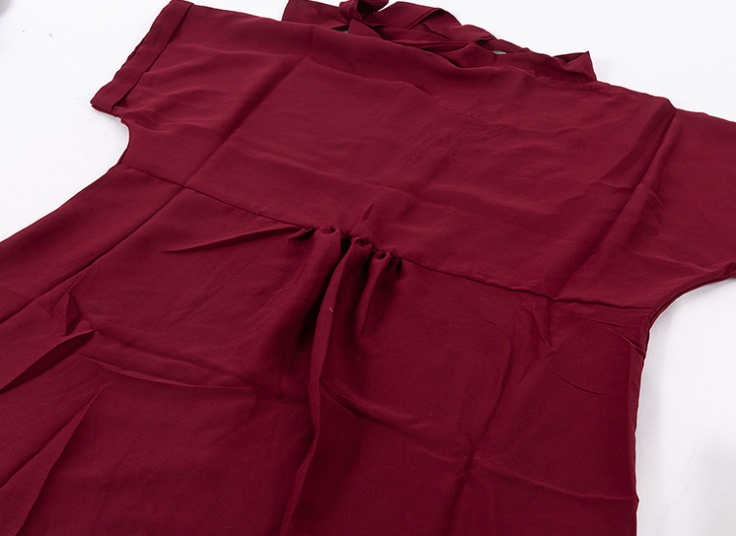 بلوز حریر یقه کراواتی کد 11456