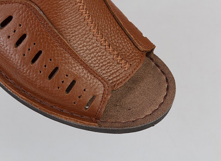 صندل چرم طبیعی مردانه NEGHIN