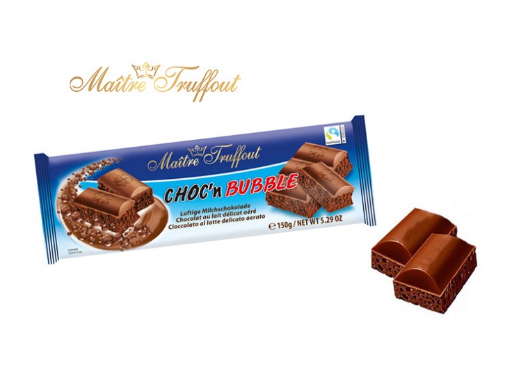شکلات شیری حبابی Maitre Truffout