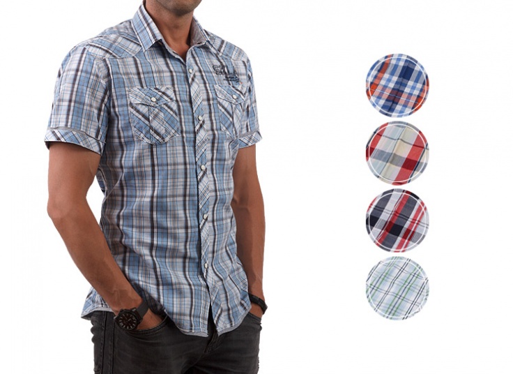 پیراهن آستین کوتاه مردانه Shankala