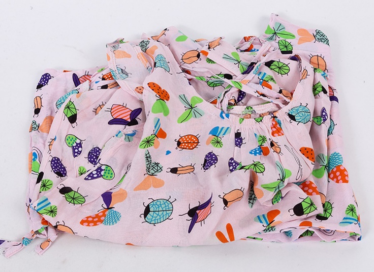 تاپ شلوارک نخی طرحدار