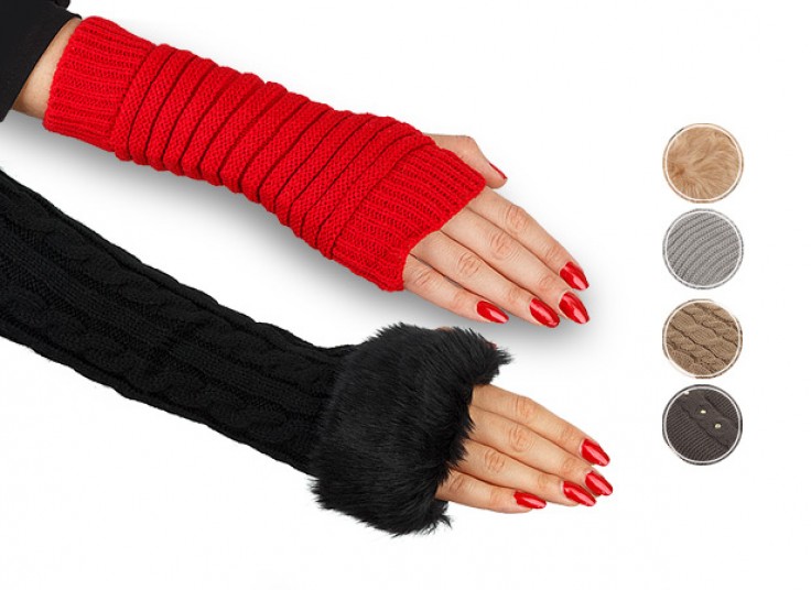 دستکش بافت بدون انگشت