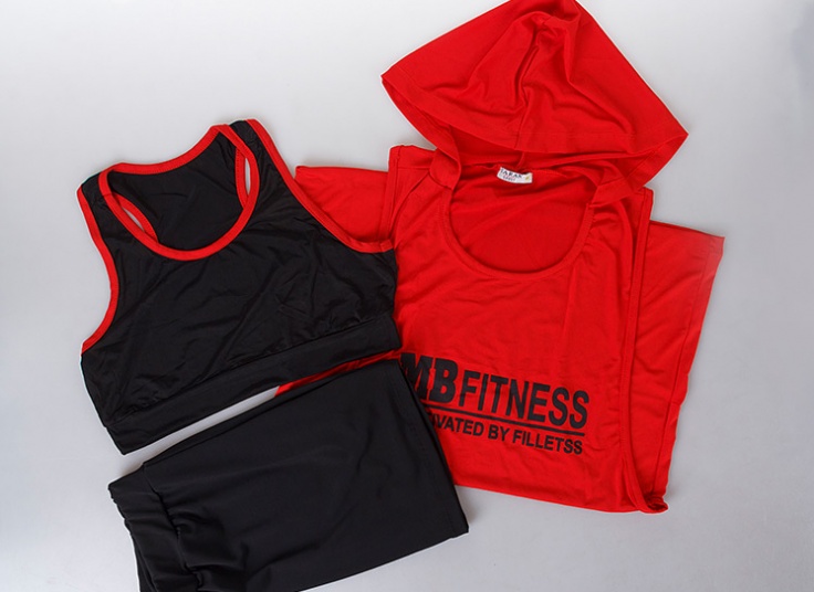 ست سه تکه لباس ورزشی زنانه