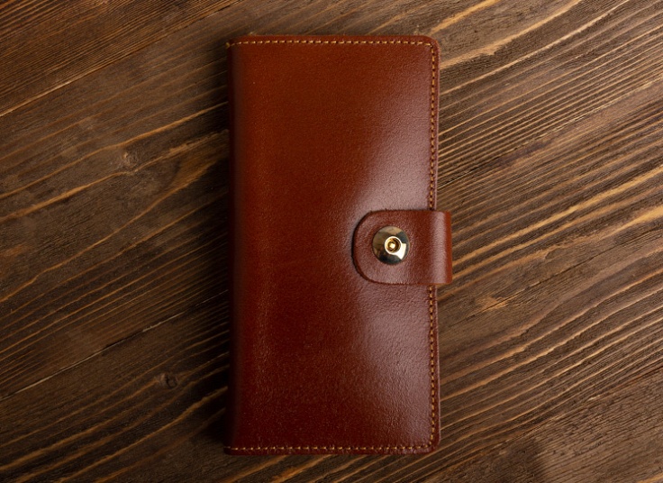 کیف پول و موبایل چرم طبیعی