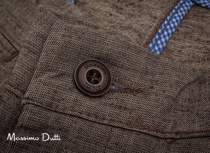 شلوار کتان بهاره Massimo Dutti