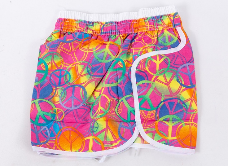 شلوارک زنانه طرح هاوایی