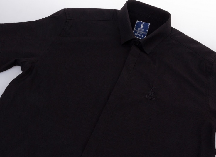پیراهن مشکی مردانه POLO