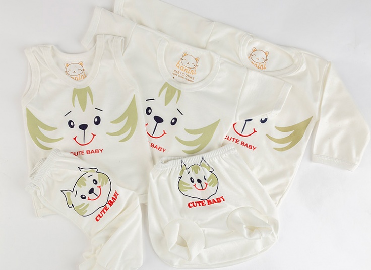 ست پنج تکه لباس بچگانه banini