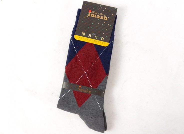 جوراب ساقدار مردانه imash طرح اسکاچ